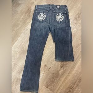 Vintage Rock and Republic Kasandra boot cut jeans size 28 dark wash